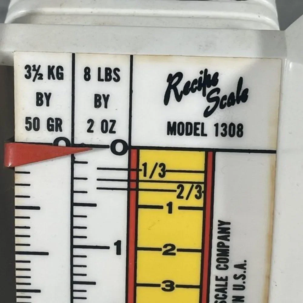 Vintage 1963 Hanson‎ Recipe Scale Model 1308 with 8 lbs / 3.5 kilo Capacity